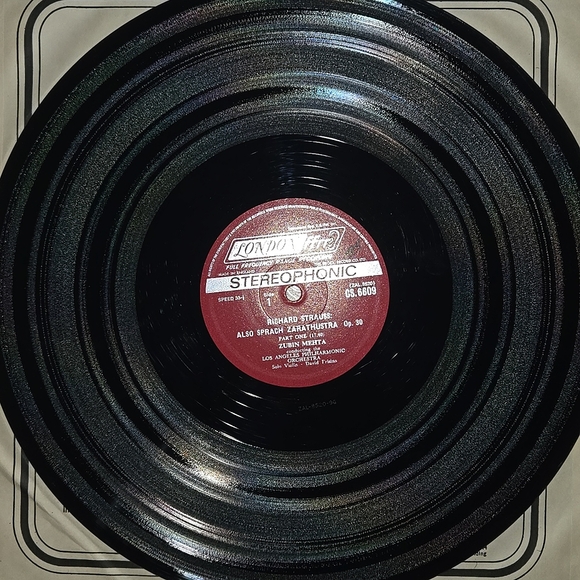 Richard Strauss Zubin Mehta Sprach Zarathustra LA Philharmonic 1968 LP - Picture 5 of 7